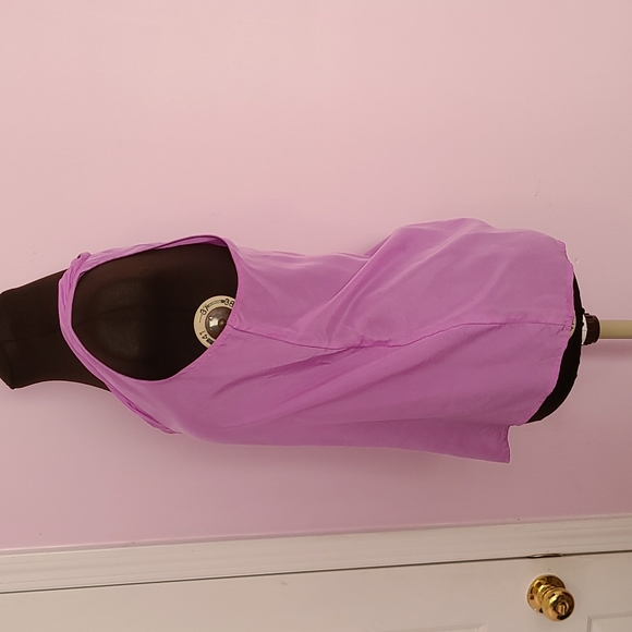 J crew sleeveless lavender (purple) silk tank - Picture 2 of 4